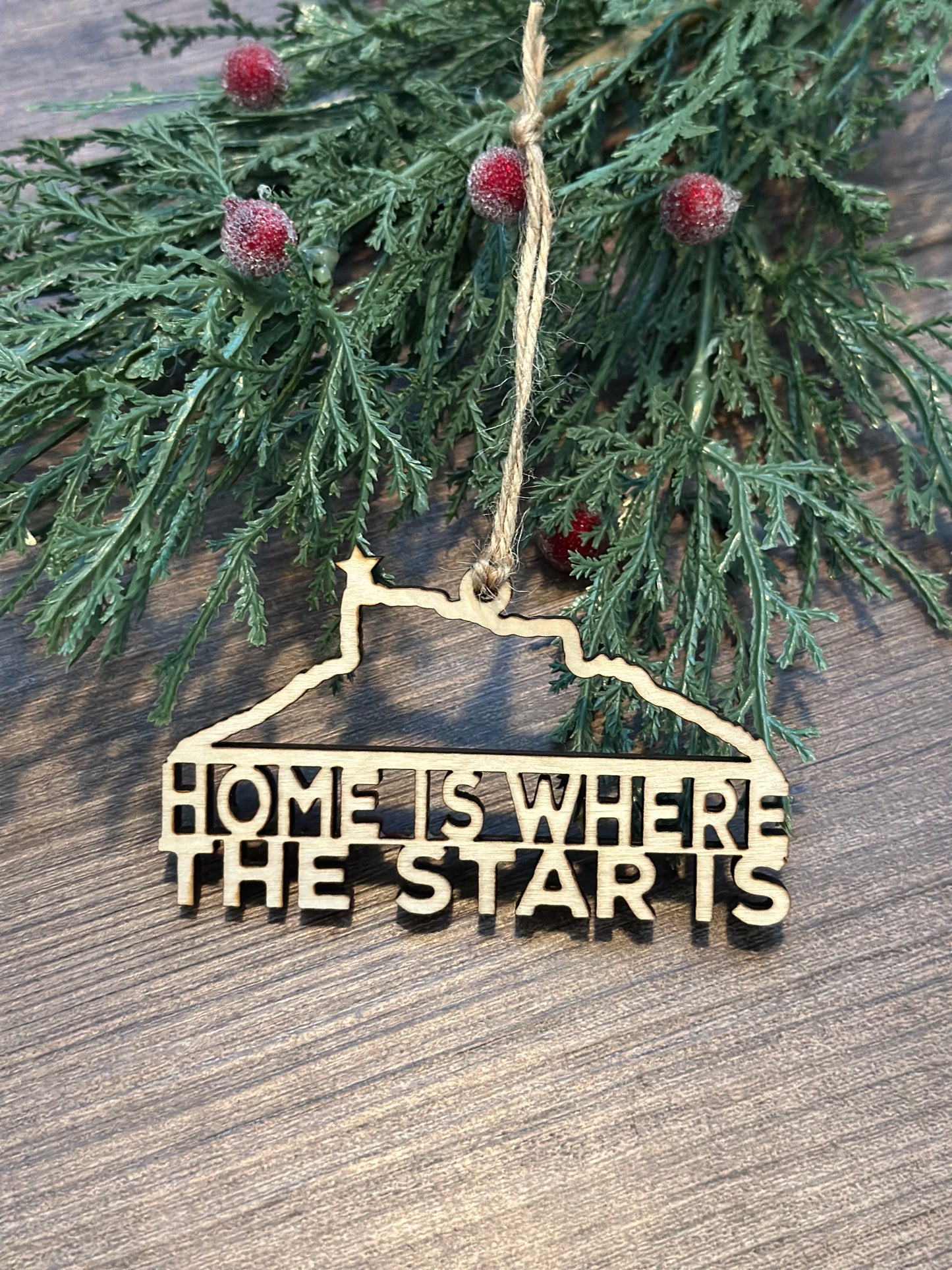 Home is there the star is ornament